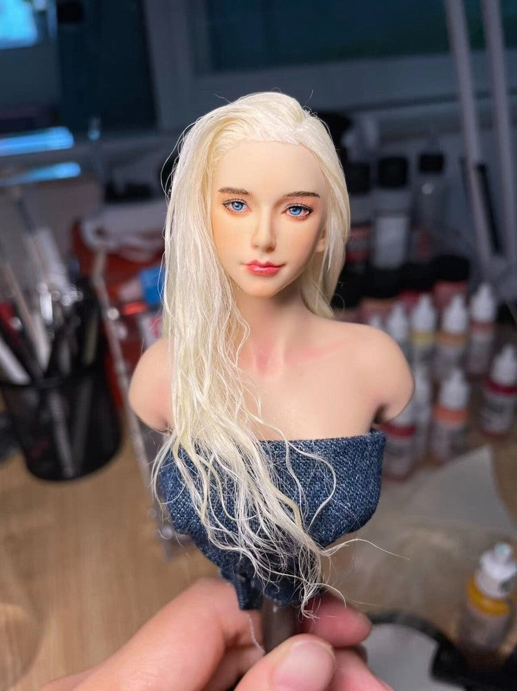 CUSTOM 1/6 Catherine girl head for 12 inch figure