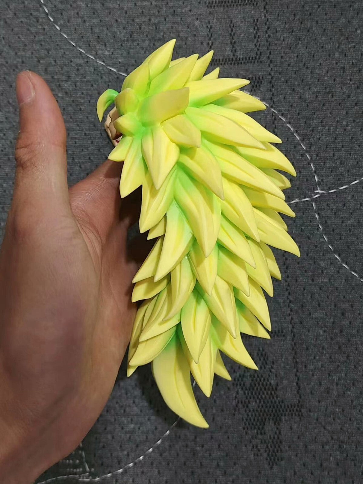 CUSTOM Dragon Ball SH Figuarts super saiyan3 ssj3 broly head sculpture