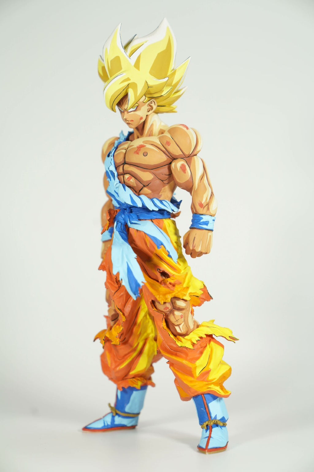 custom dragonball repaint BANPRESTO gros super saiyan goku