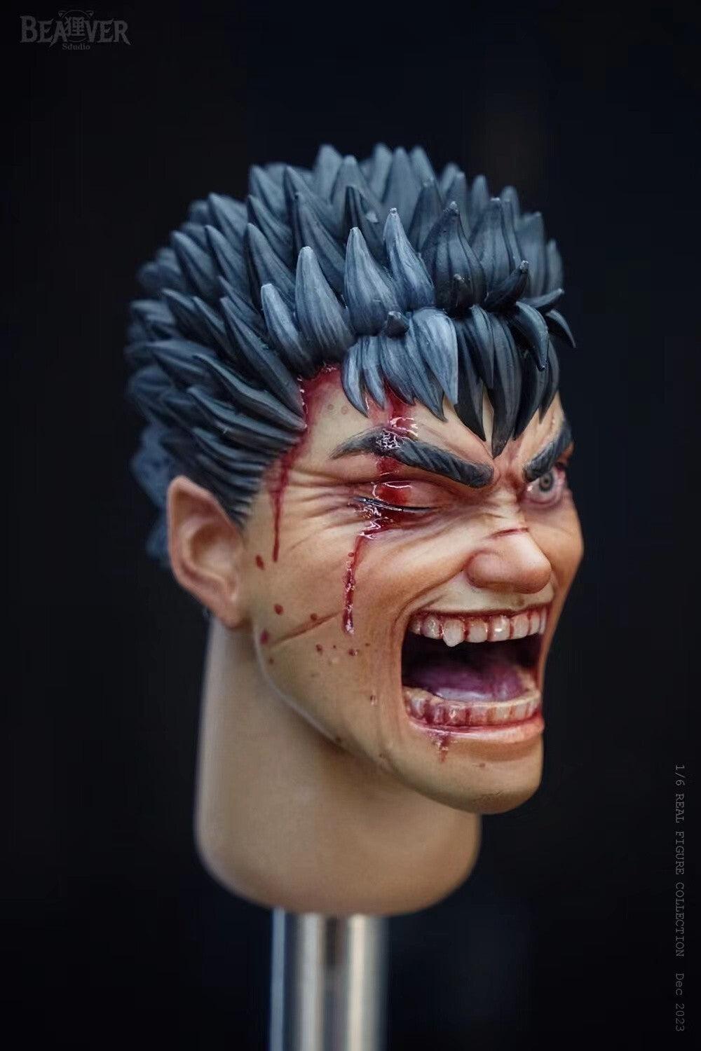 custom 1/6 berserk guts head for threezero