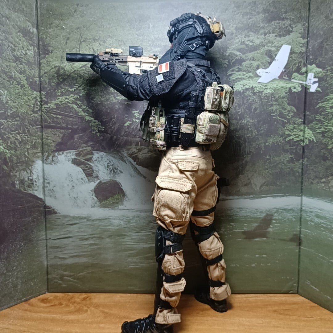 custom 1/6 cod duty call konig gost figure  need 3 months
