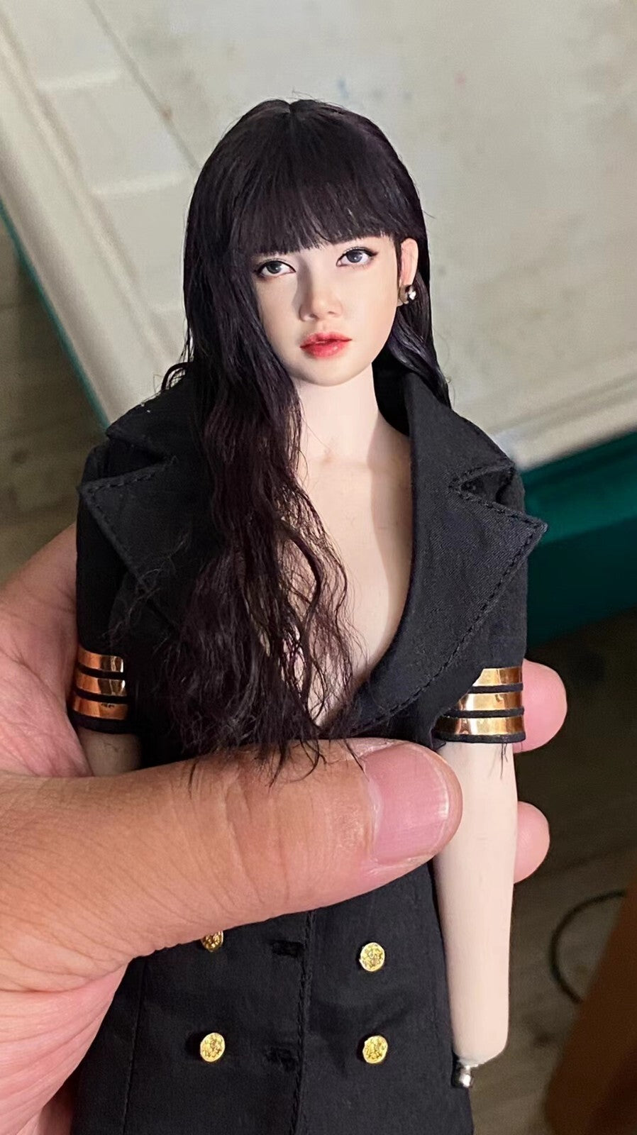 CUSTOM 1/6 lisa LalisaManoban head sculpture for 12 inch figure