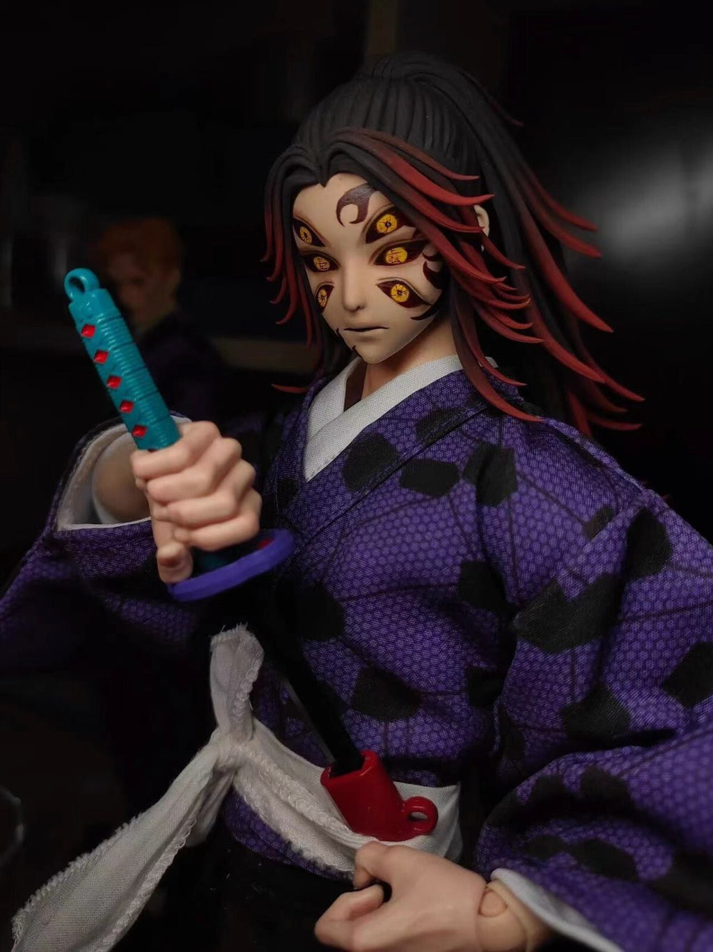 custom 1/6 Demon Slayer Kokushibo head for 12 inch （no including body）