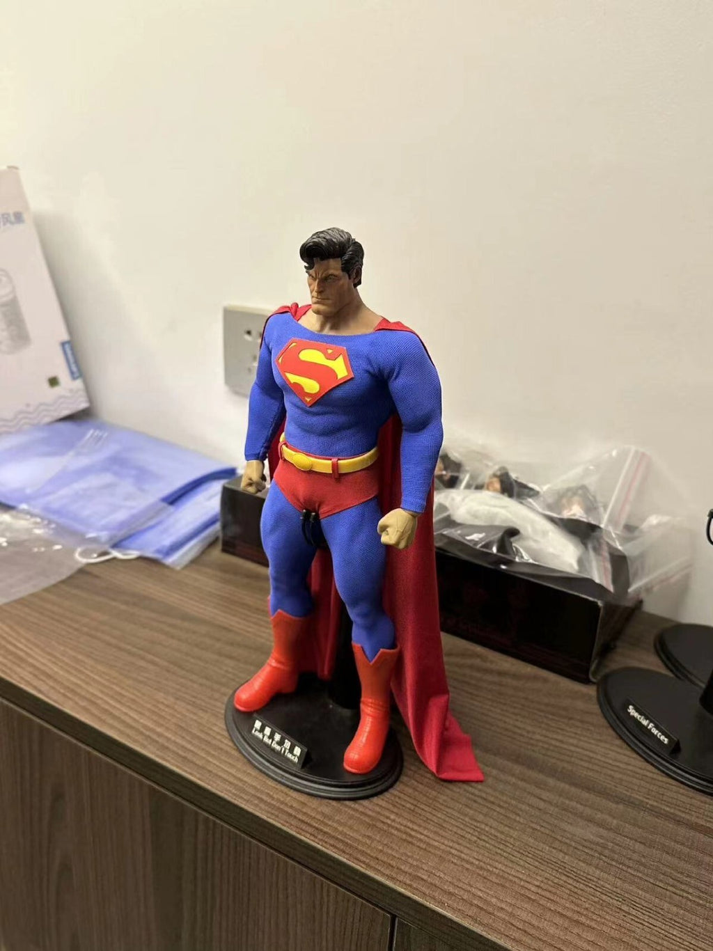 custom 1/6 black superman return