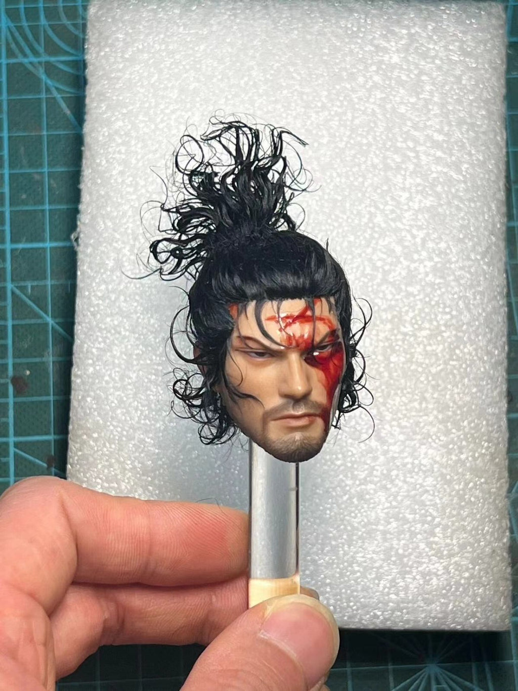 custom 1/6 Miyamoto Musashi sculpture for hottoy