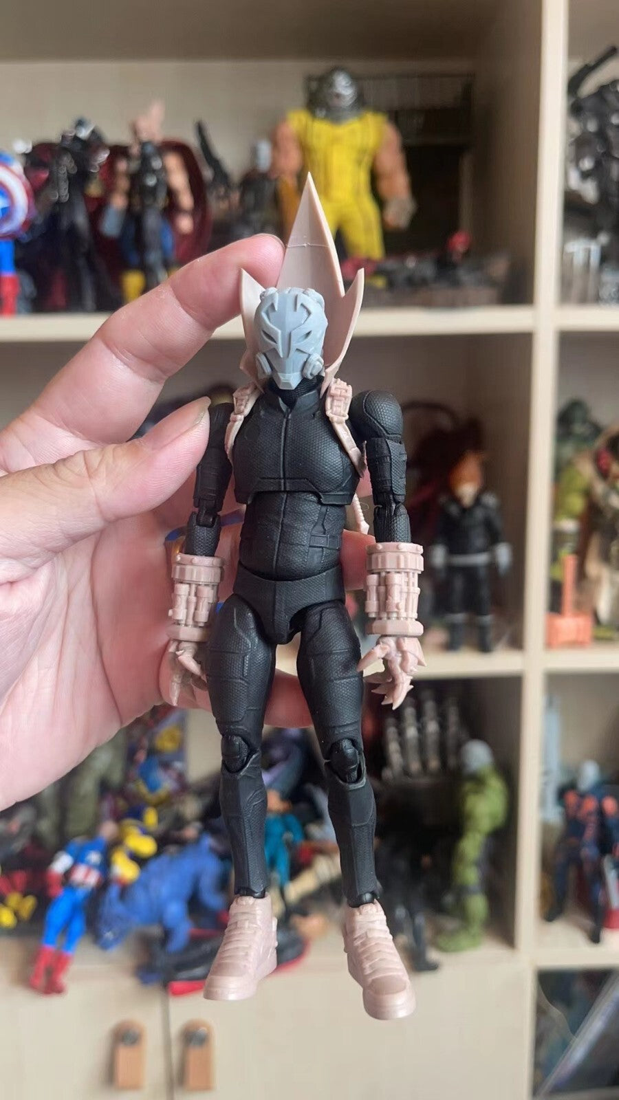 CUSTOM shf mafex Spider-Man Miles kits set unpainted
