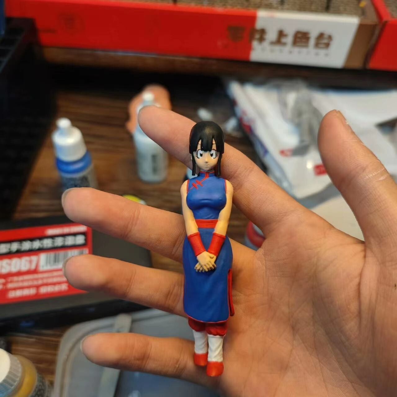 CUSTOM Dragon Ball Chichi goku wife GK figure hg scale