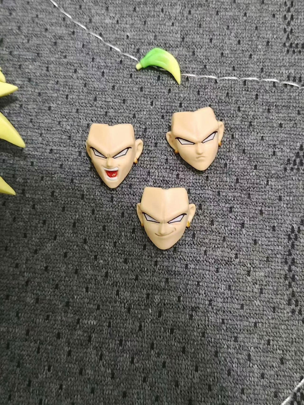 CUSTOM Dragon Ball SH Figuarts super saiyan3 ssj3 broly head sculpture