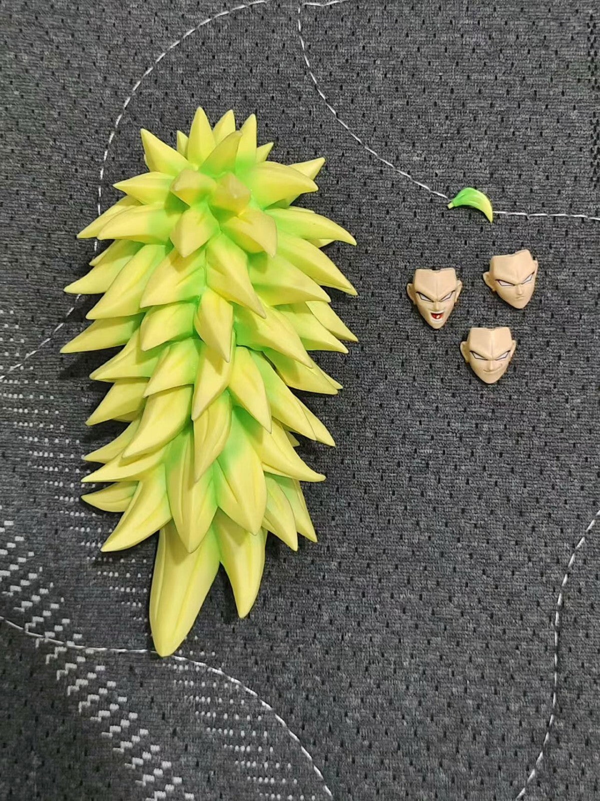 CUSTOM Dragon Ball SH Figuarts super saiyan3 ssj3 broly head sculpture