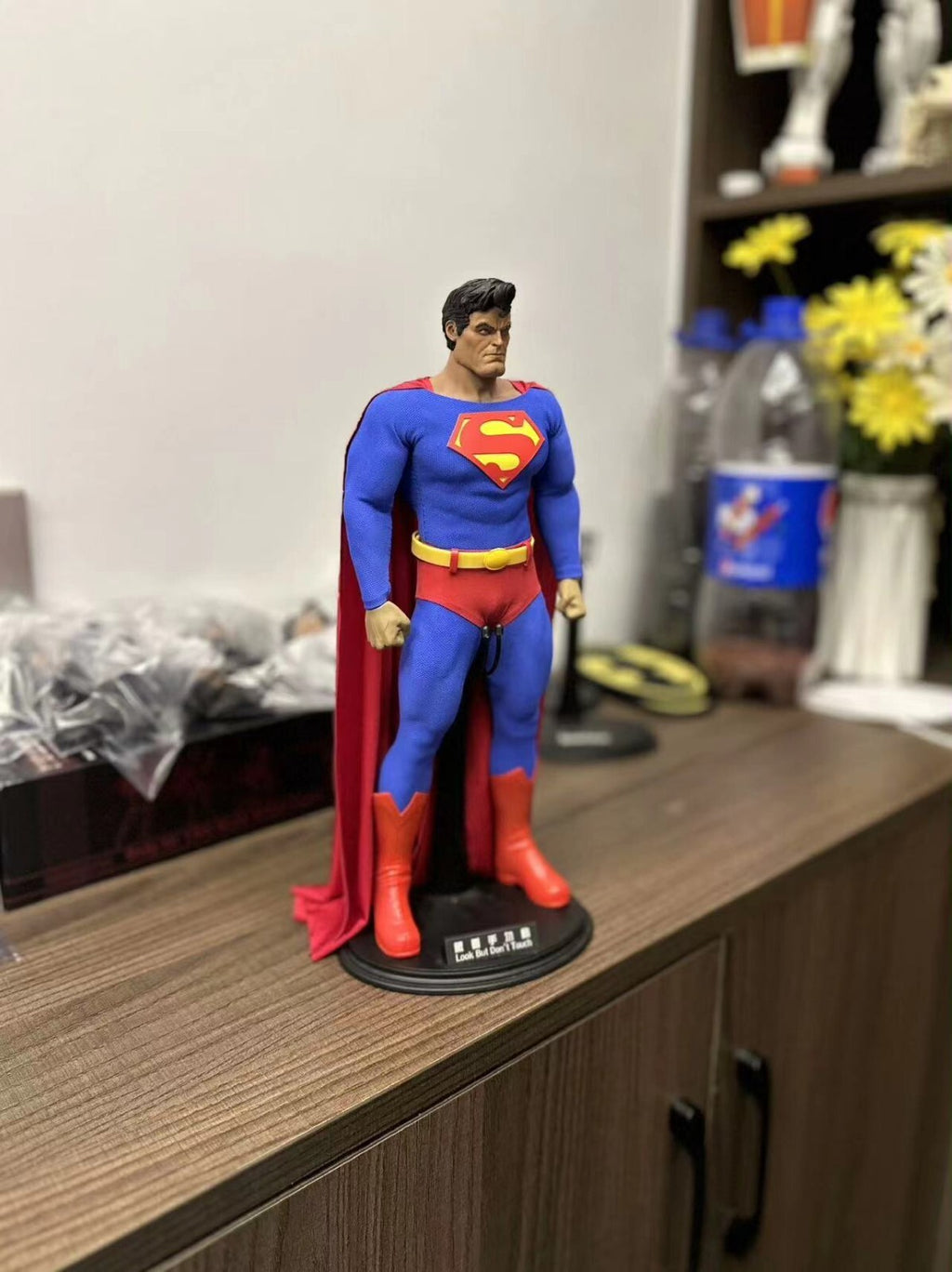 custom 1/6 black superman return