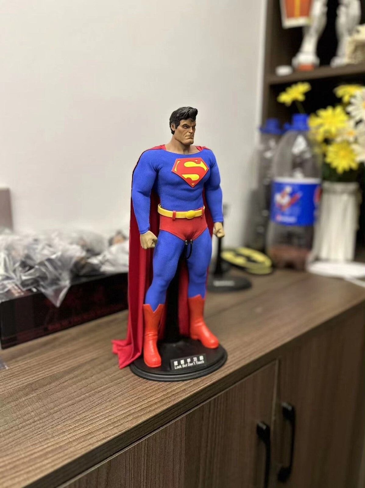 custom 1/6 black superman return