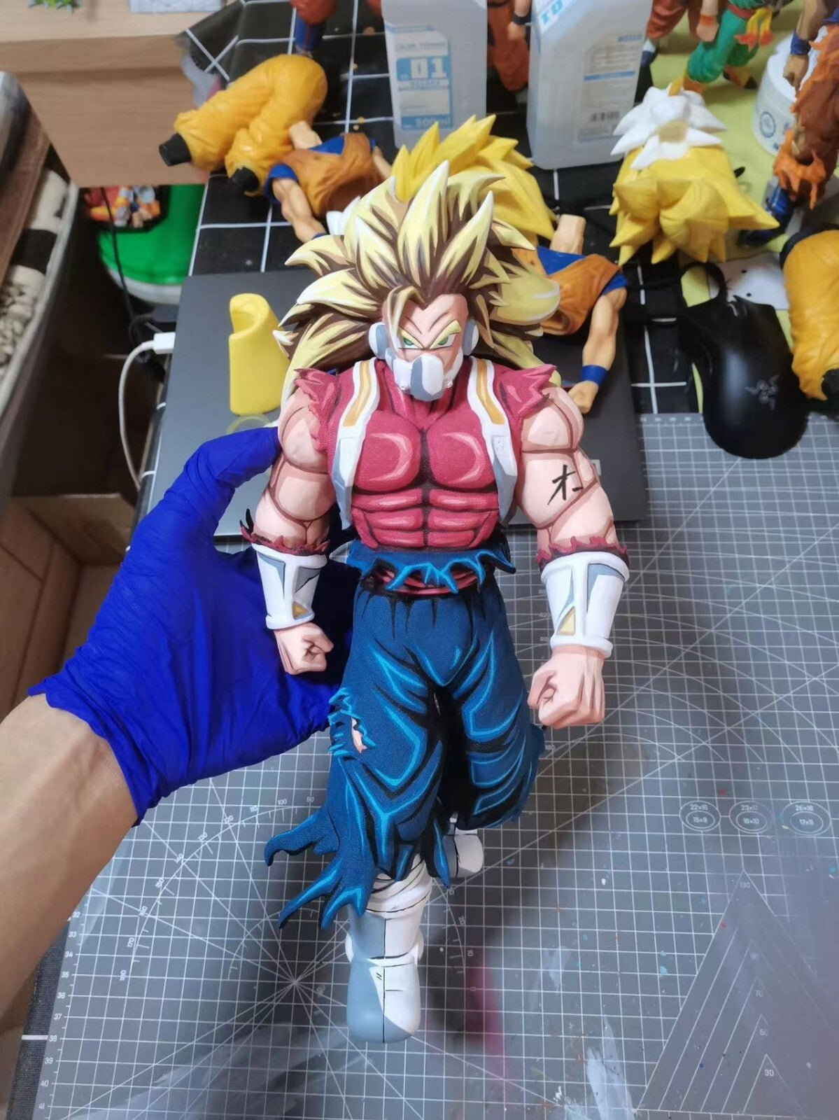CUSTOM Dragon Ball Cumber evil saiyan GK figure 20CM