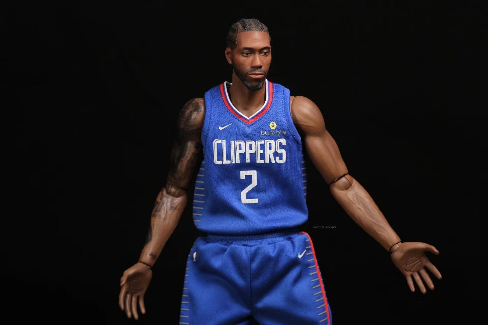 Non Enterbay custom 1/6 scale Kawhi Leonard Male Model for 12'' Action Figure