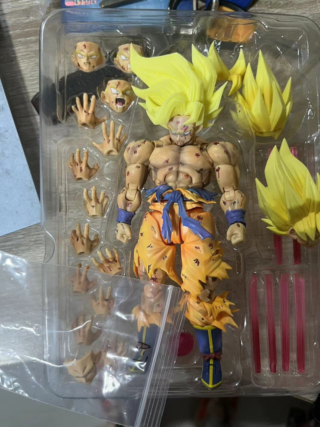 custom dragonball shf lagendary goku 3.0