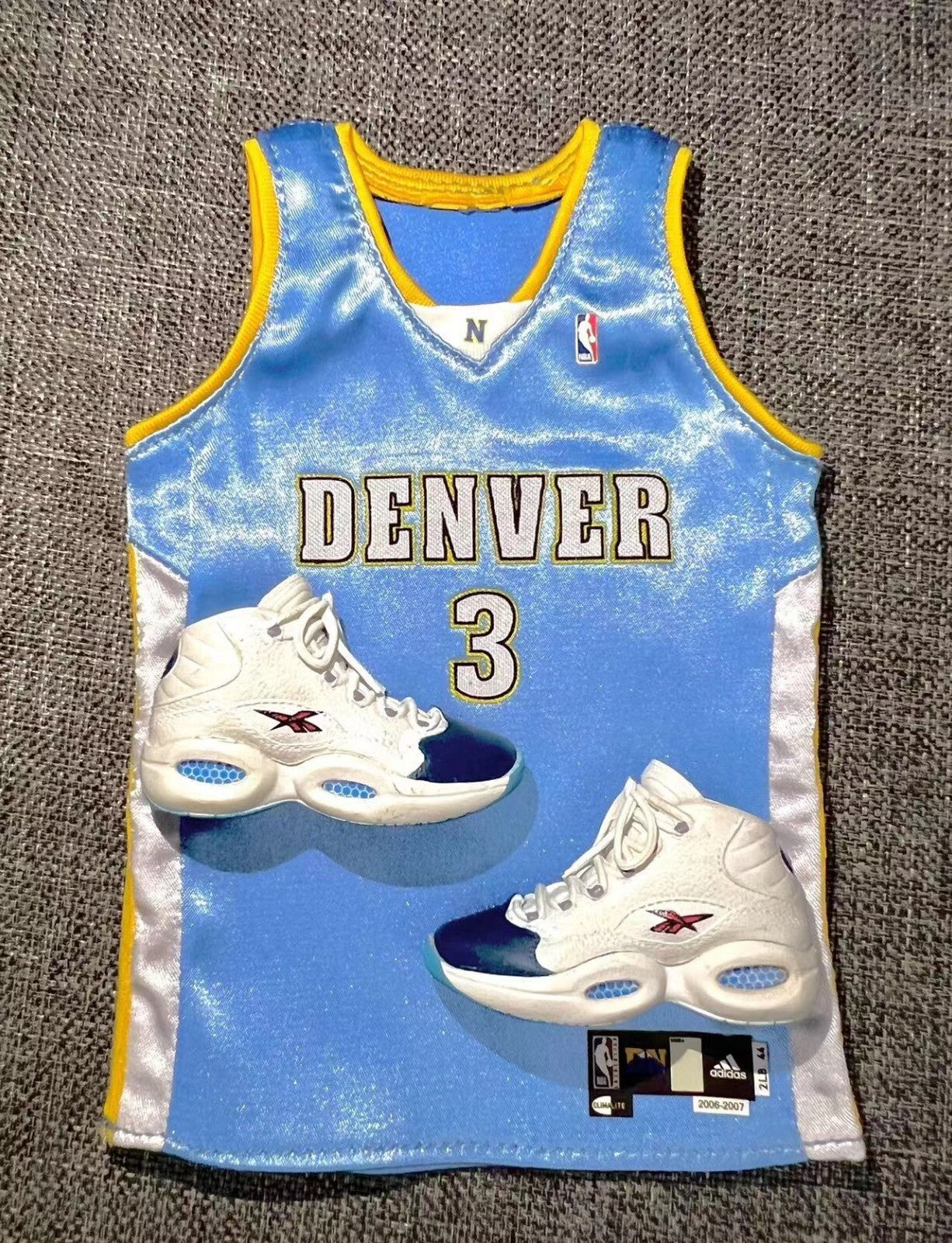 1/6 scale iverson jersey shoes Male Model for 12'' Action Figure