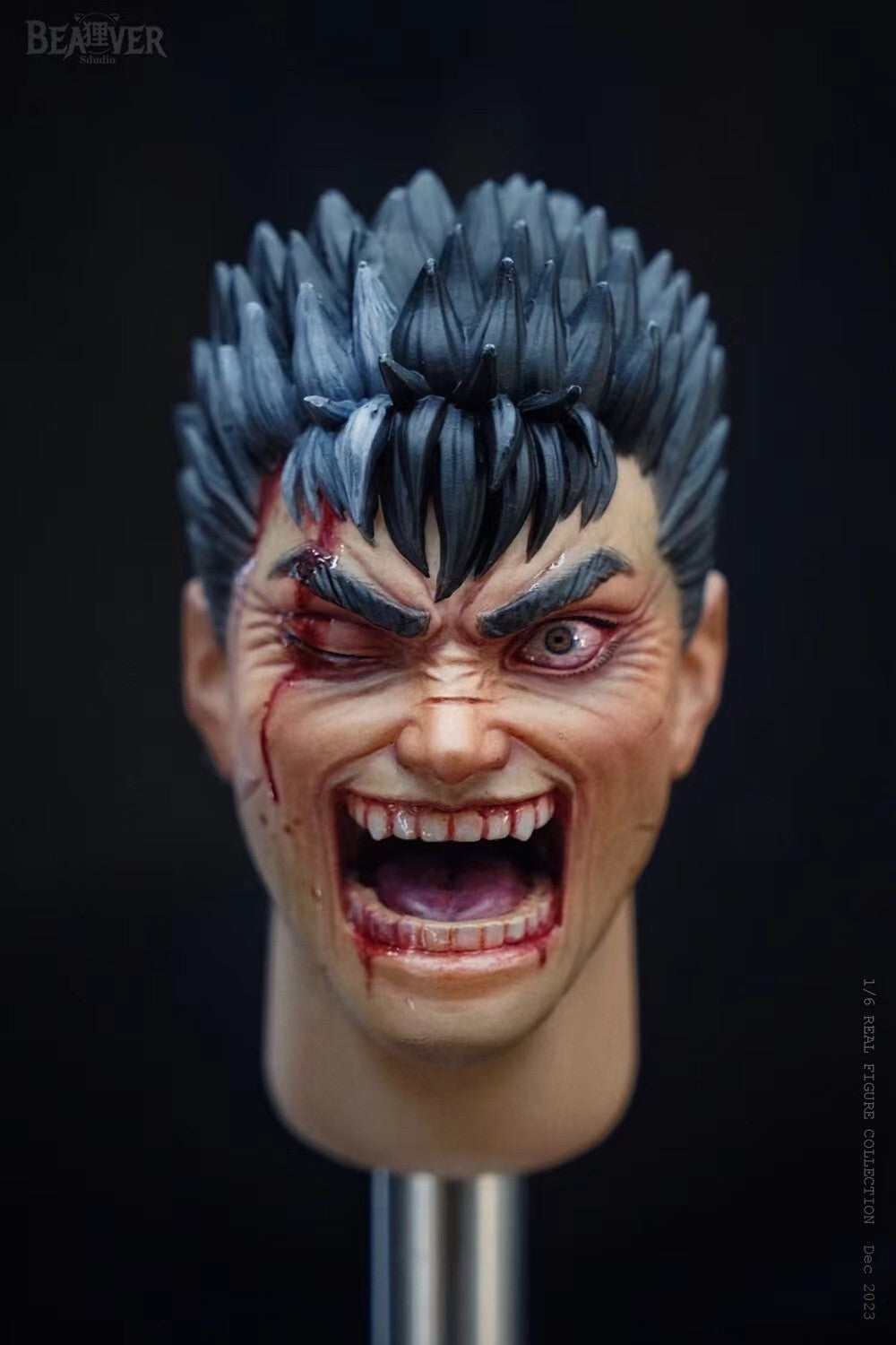 custom 1/6 berserk guts head for threezero