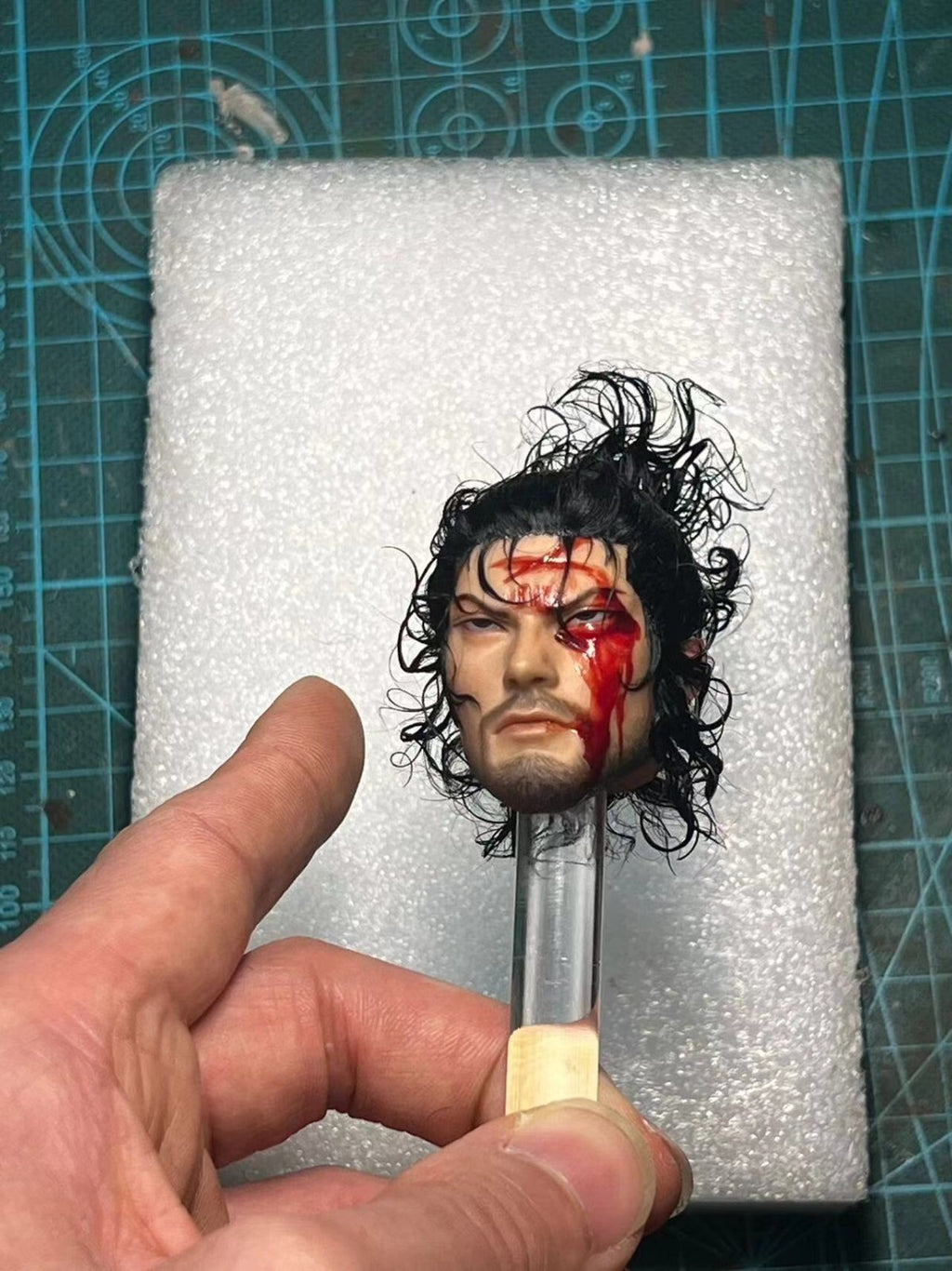 custom 1/6 Miyamoto Musashi sculpture for hottoy