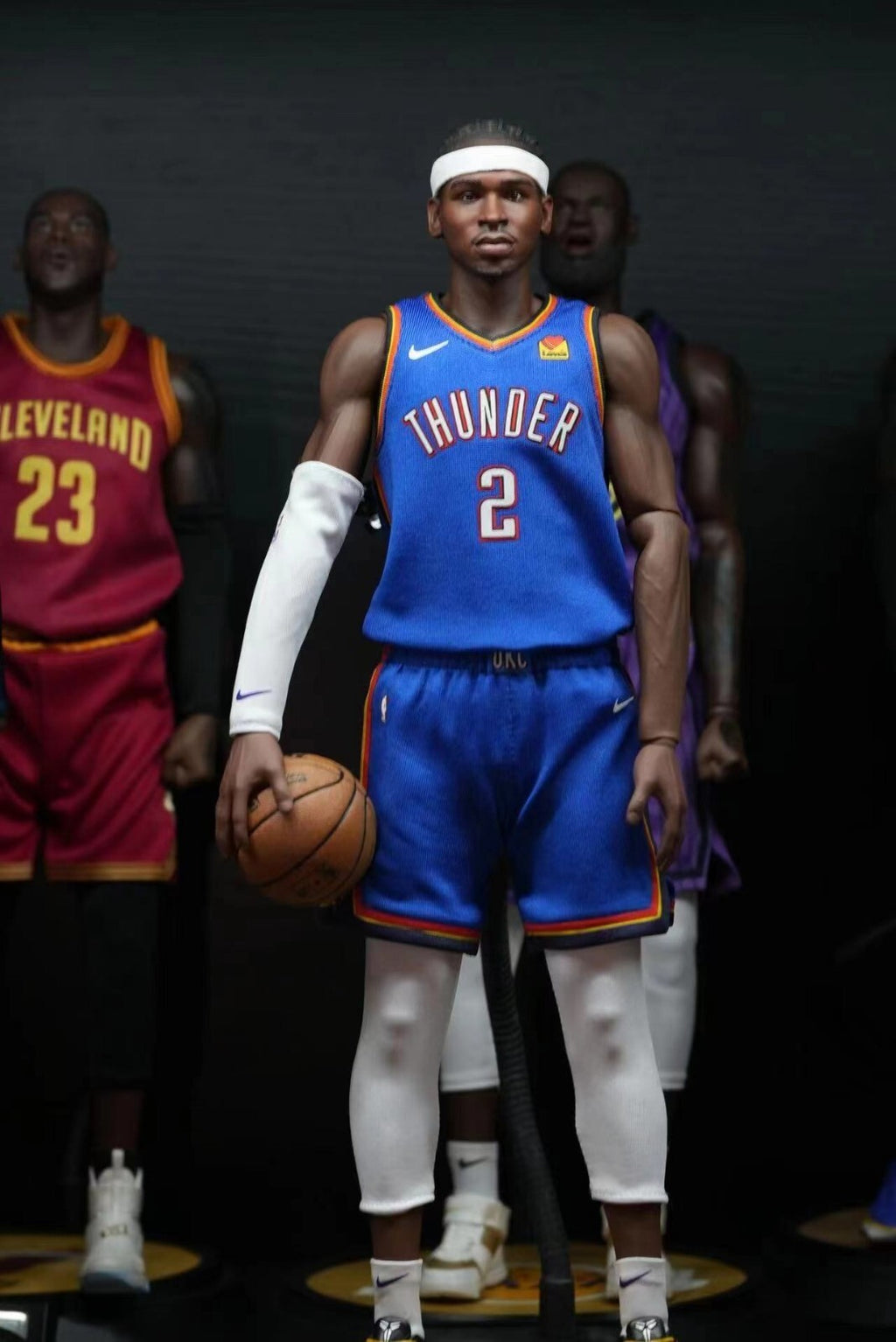 custom 1/6 scale Shai Gilgeous-Alexander Male Model for 12'' Action Figure