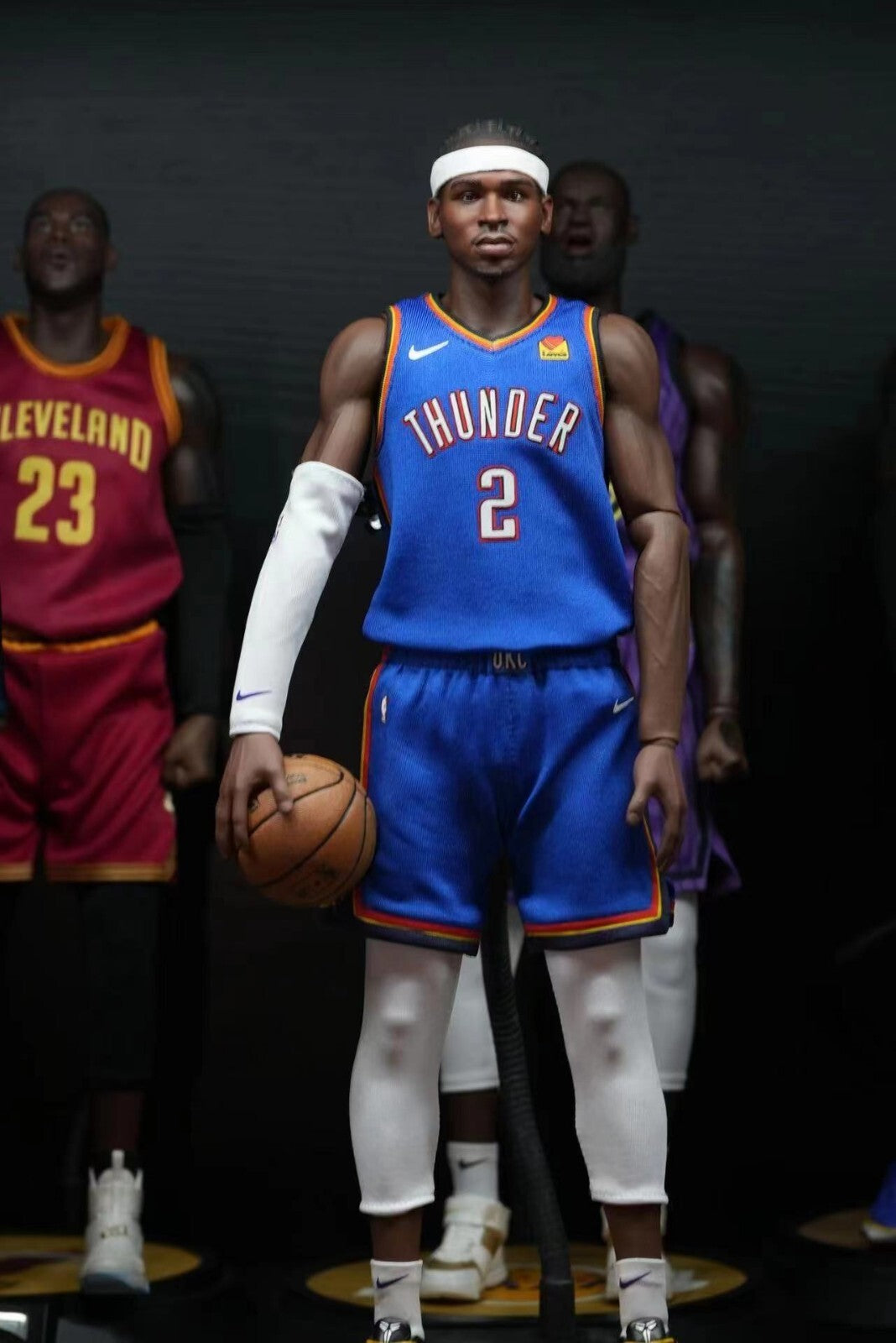 custom 1/6 scale Shai Gilgeous-Alexander Male Model for 12'' Action Figure