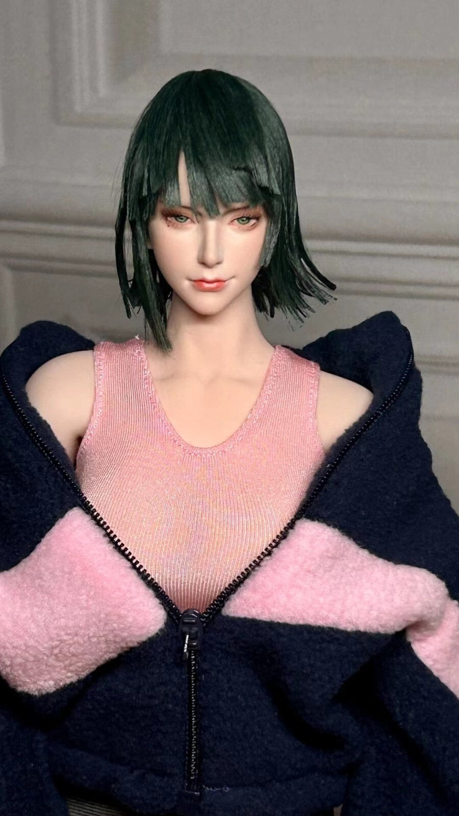custom 1/6 one punch man Fubuki head for 12 inch figure