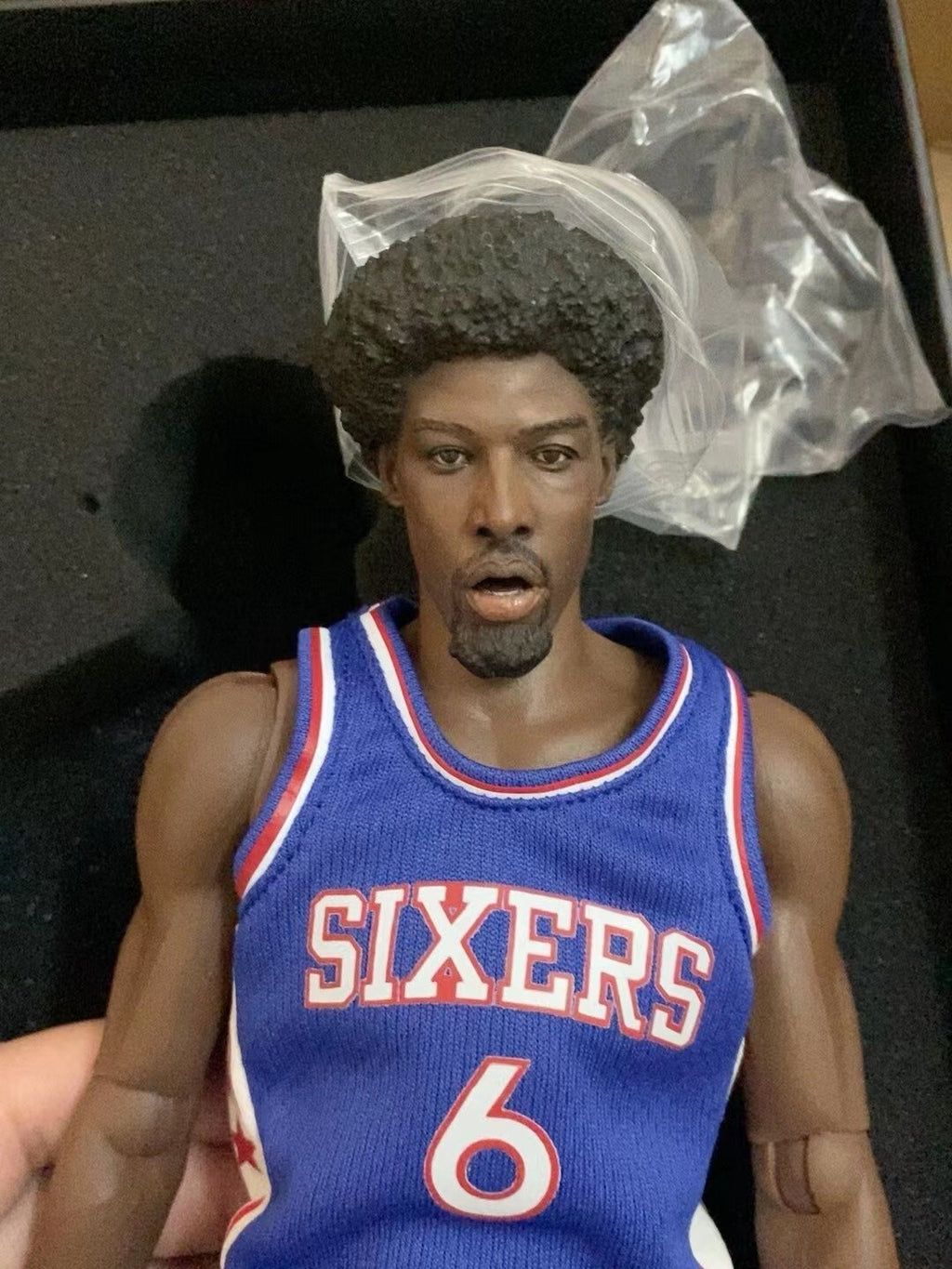 custom 1/6 scale Julius Erving Male Model for 12'' Action figure