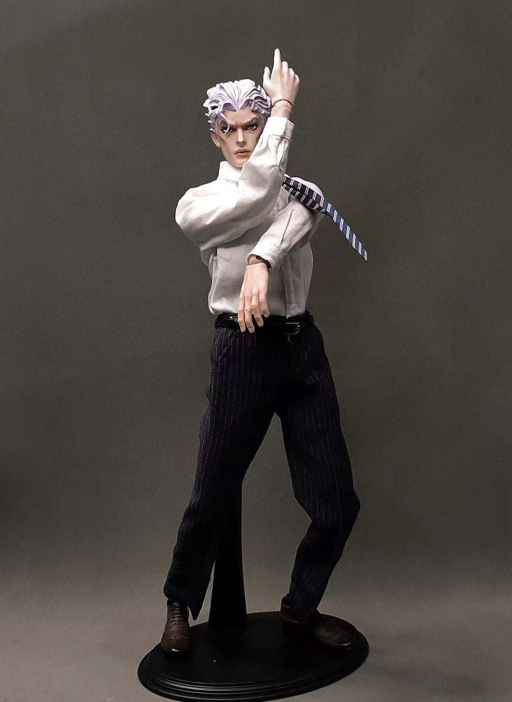 custom 1/6 JoJo's Bizarre Adventure Kira Yoshikage head sculpture （only head