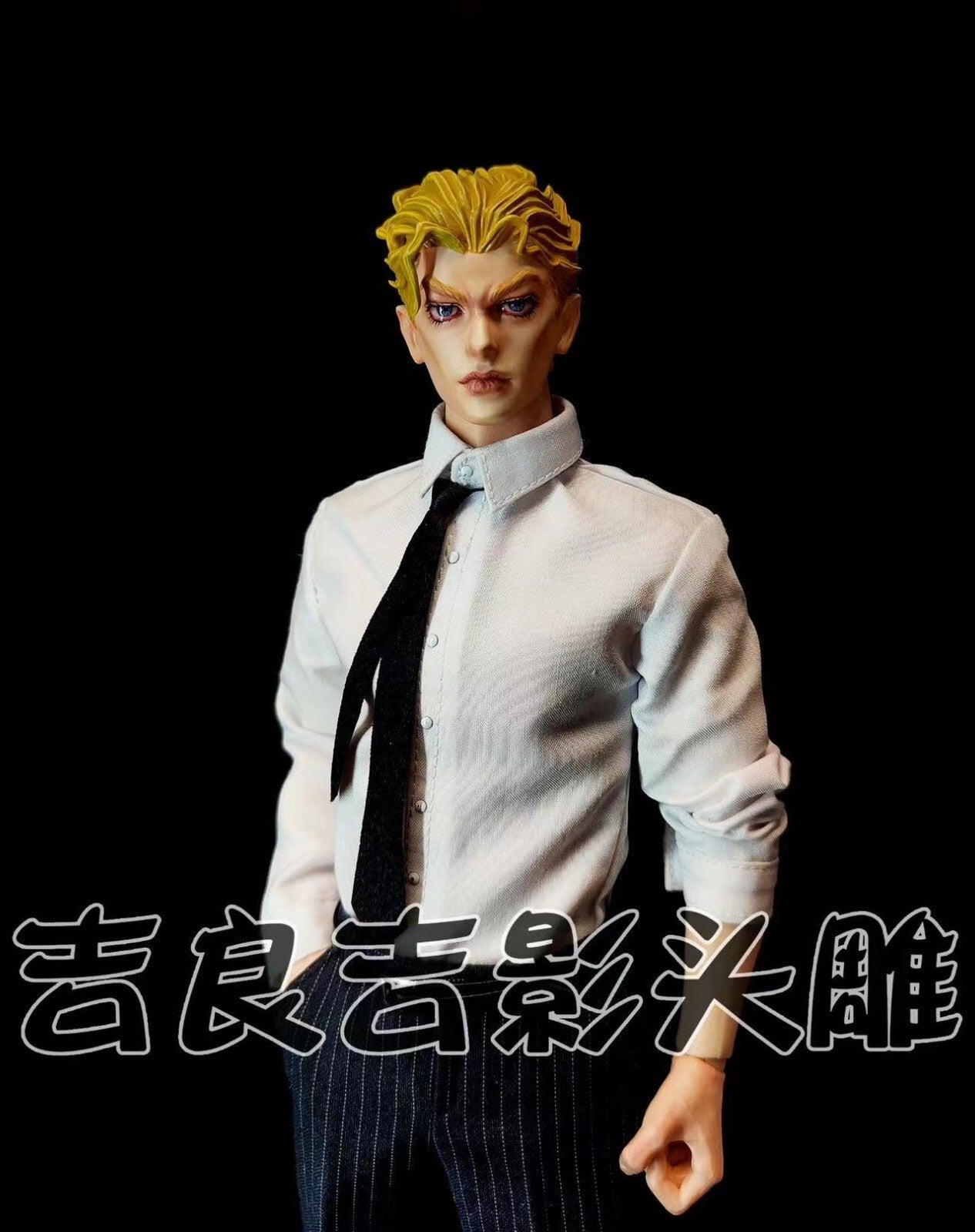 custom 1/6 JoJo's Bizarre Adventure Kira Yoshikage head sculpture （only head