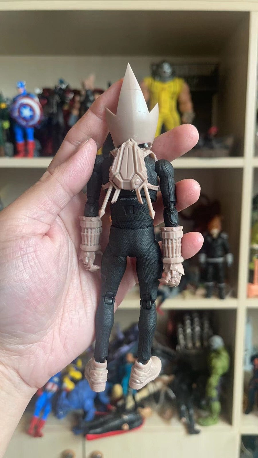 CUSTOM shf mafex Spider-Man Miles kits set unpainted