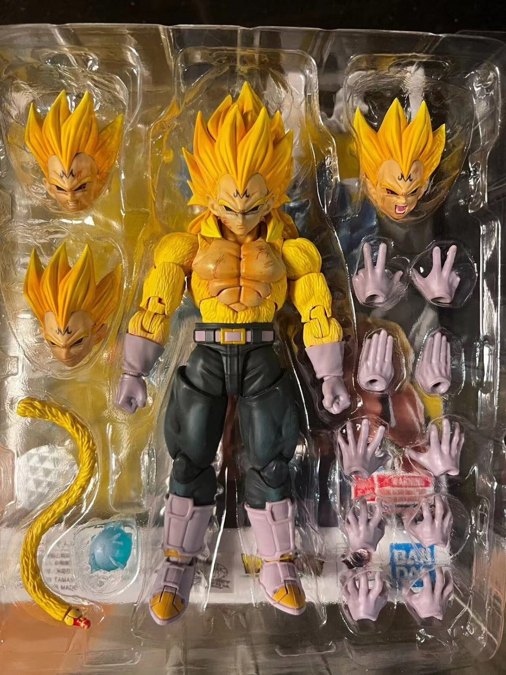 custom dragonball shf ssj4 vegeta