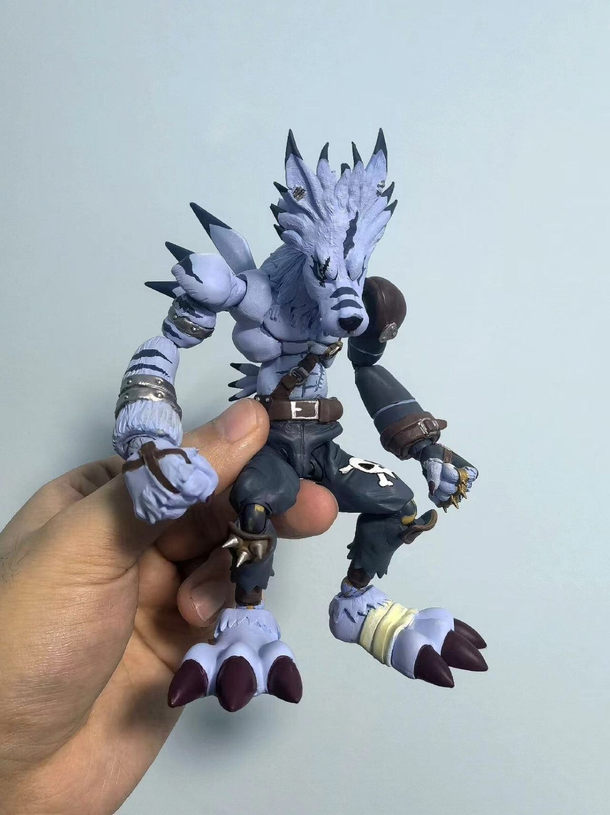 custom shf Digital monster Were Garurumon figure