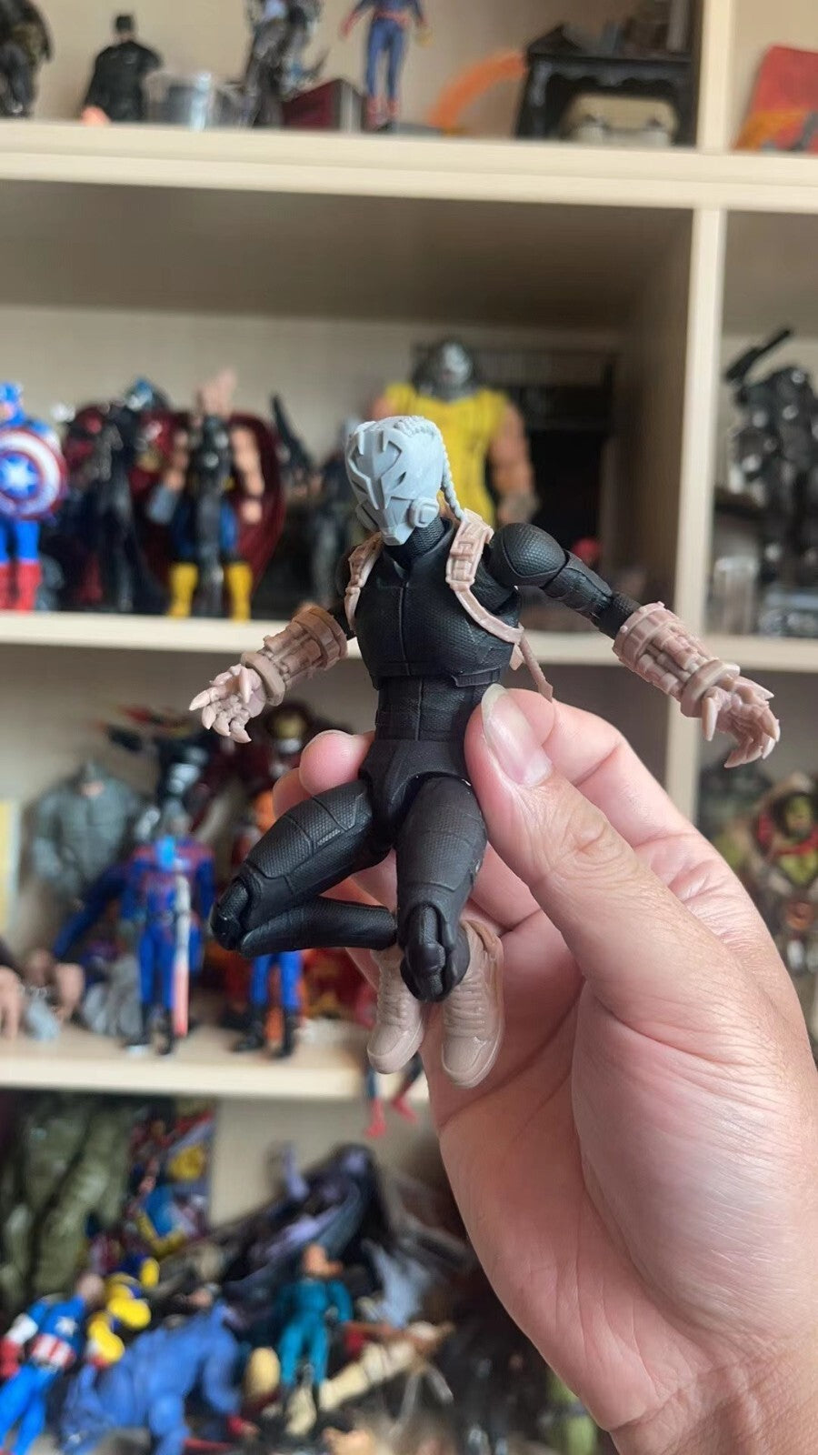 CUSTOM shf mafex Spider-Man Miles kits set unpainted