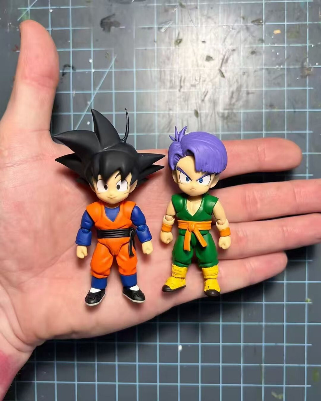 CUSTOM Dragon Ball Z S.H.Figuarts Super Saiyan goten trunks
