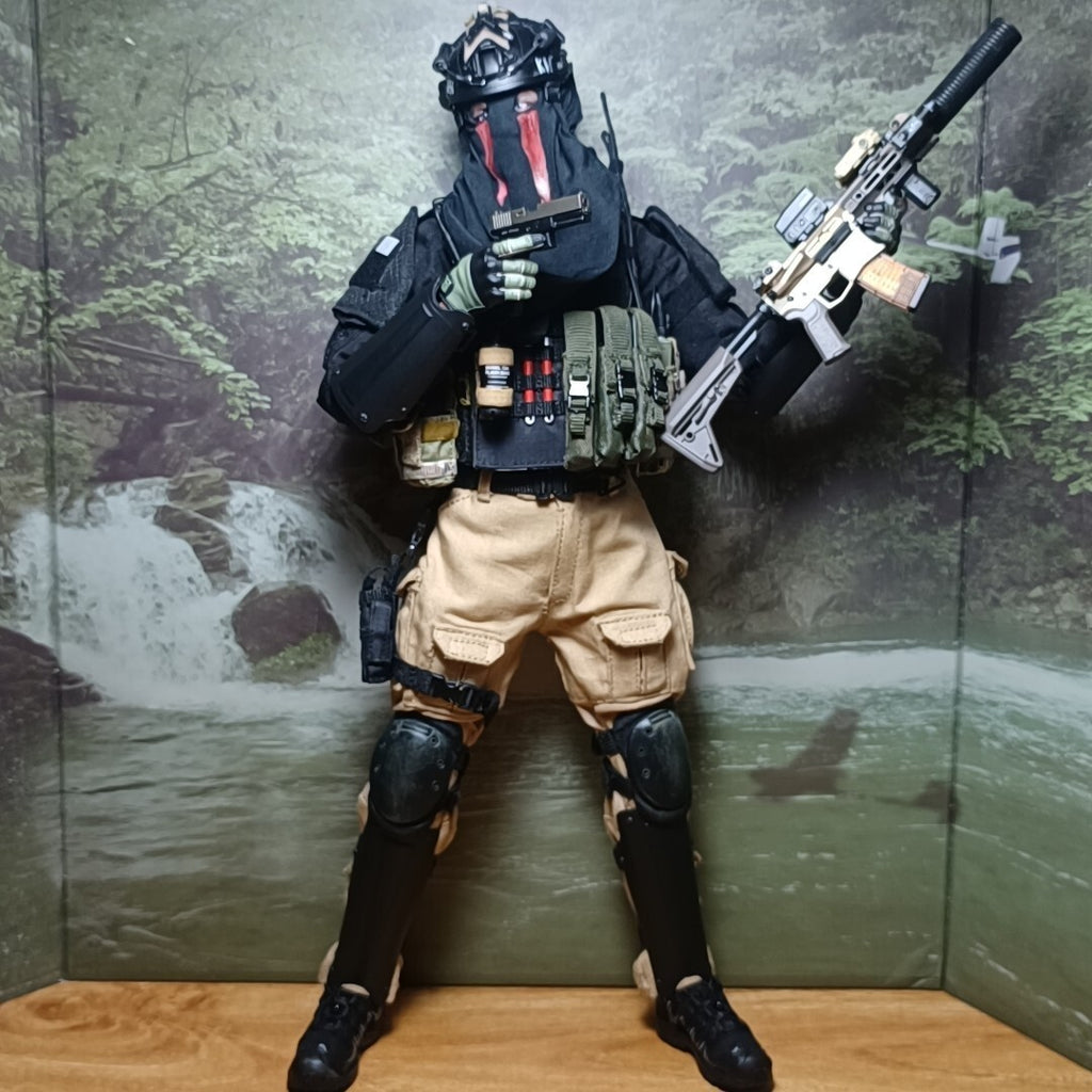 custom 1/6 cod duty call konig gost figure  need 3 months