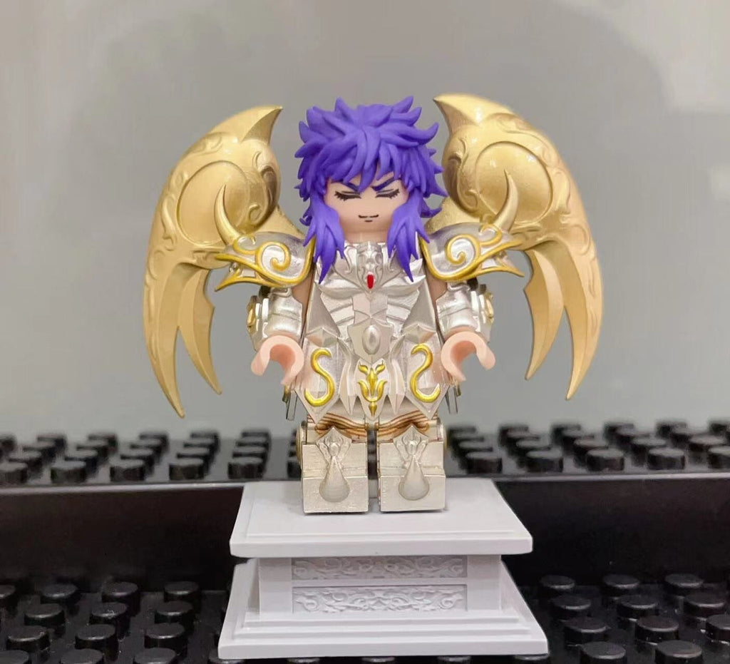 custom 3th party minifig mini brick brick Saint Seiya Milo