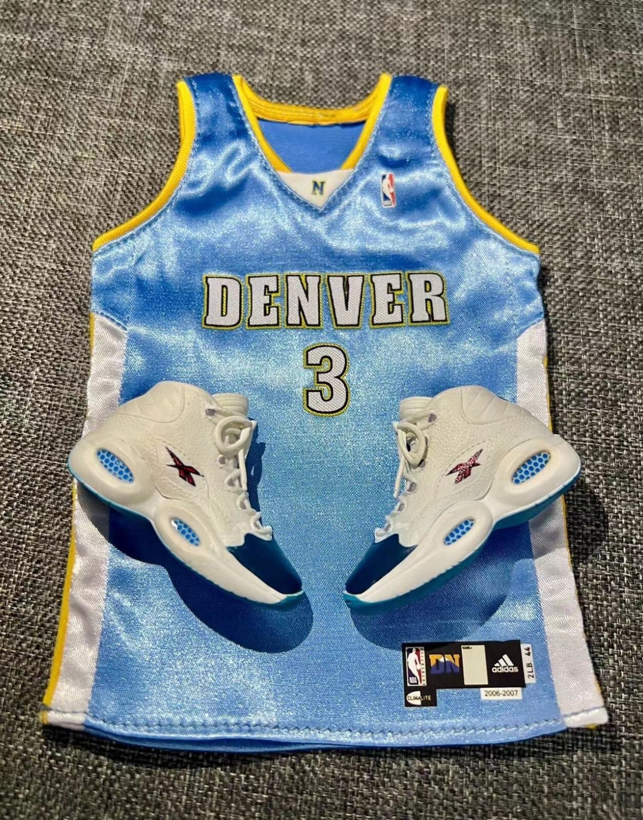 1/6 scale iverson jersey shoes Male Model for 12'' Action Figure