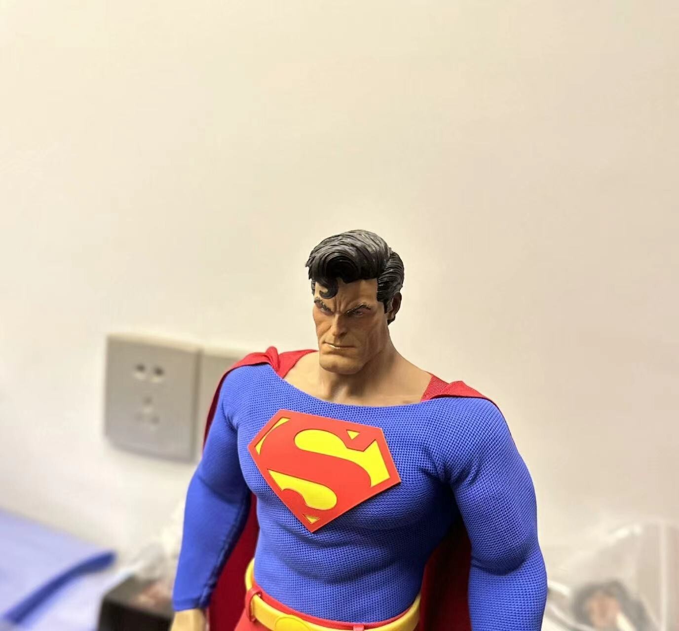custom 1/6 black superman return