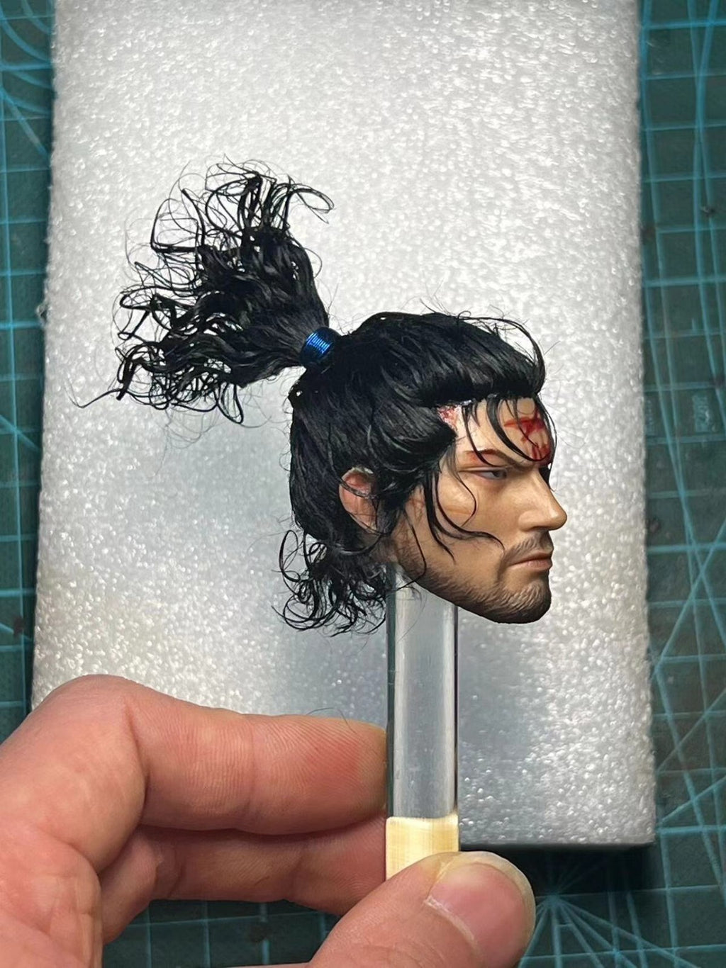 custom 1/6 Miyamoto Musashi sculpture for hottoy
