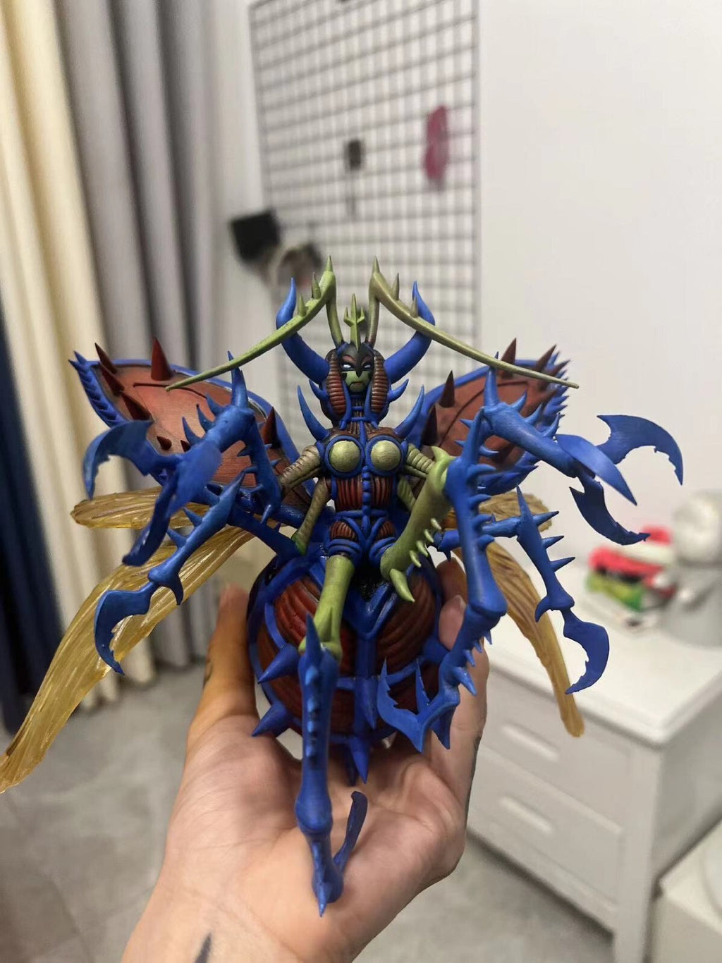 CUSTOM Yu-Gi-Oh Metamorphosed Insect Queen figure 20 cm