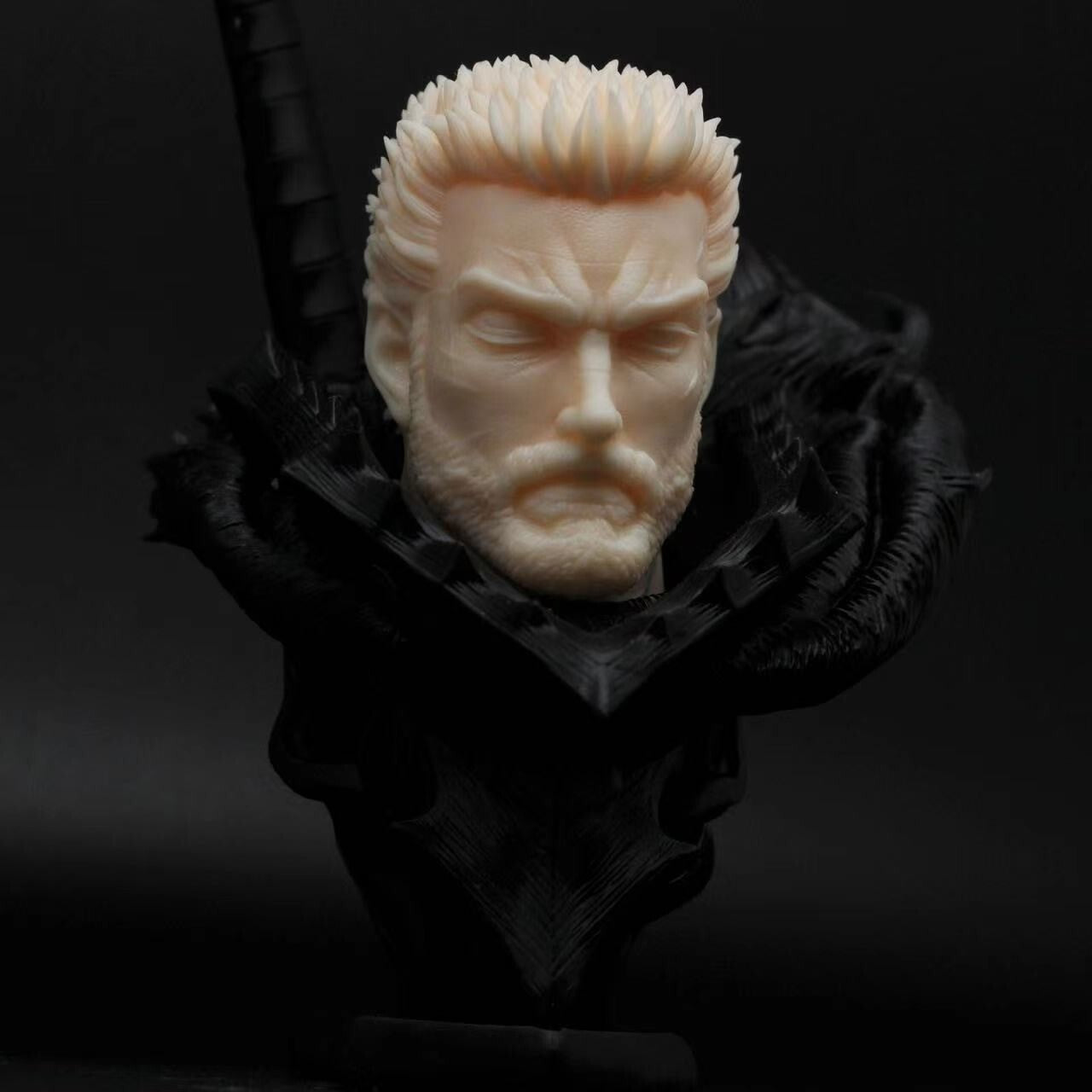 custom 1/6 berserk guts unpainted head for threezero