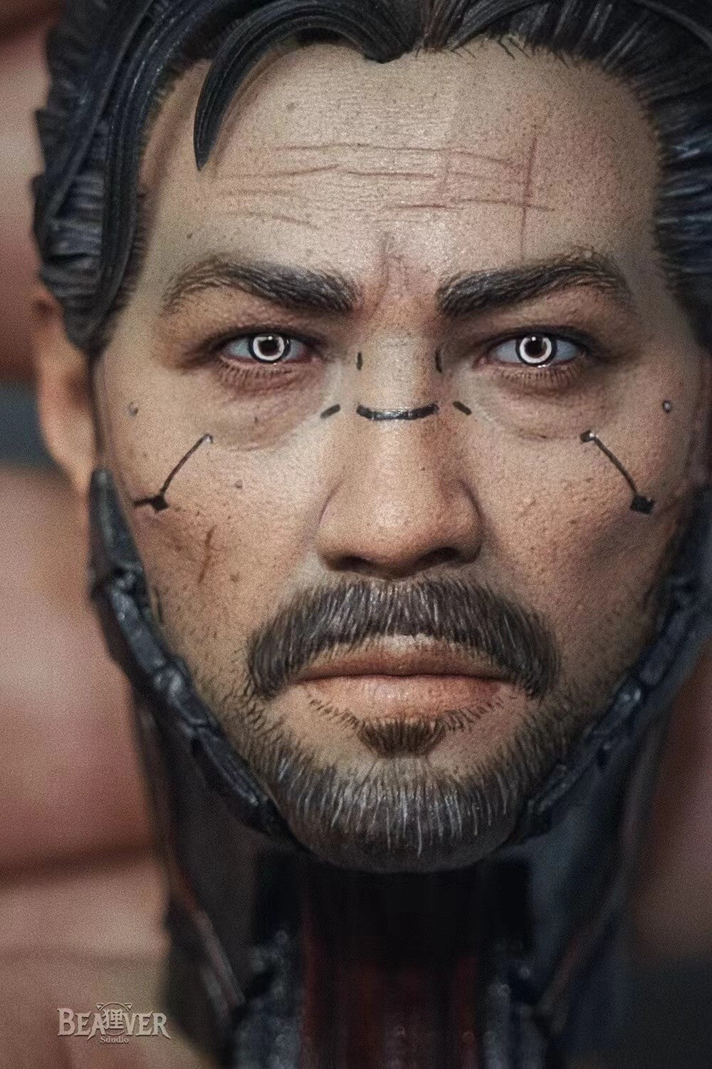 custom 1/6 Cyberpunk 2077：Goro Takemura head