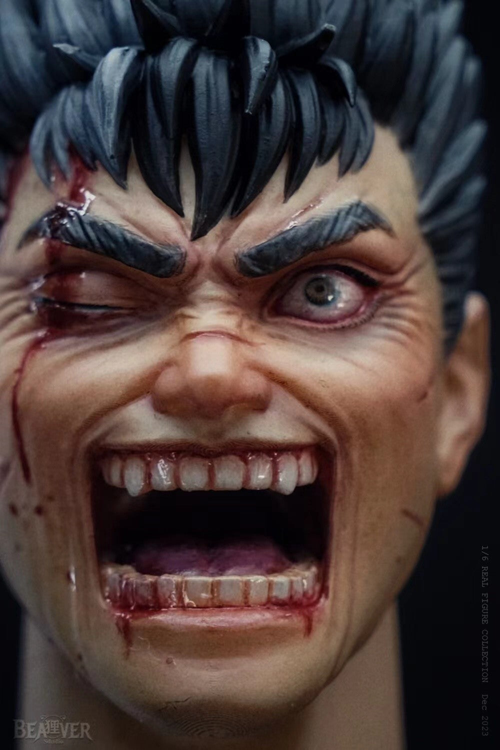custom 1/6 berserk guts head for threezero